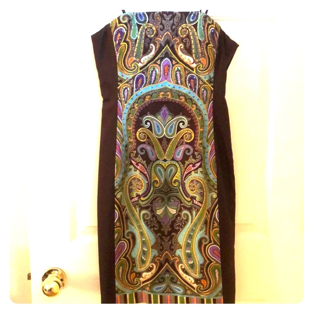 Gorgeous THEIA strapless beaded dress size 2